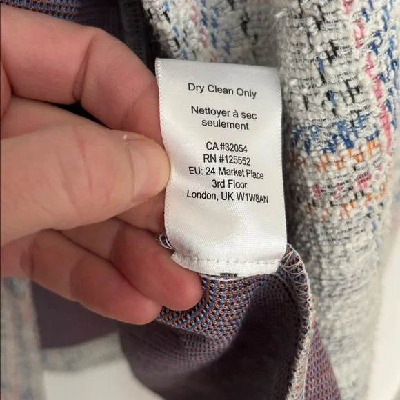 NWT Anthropologie Dolan Catrina Plaid Jacket (Price Firm) - Picture 10 of 10